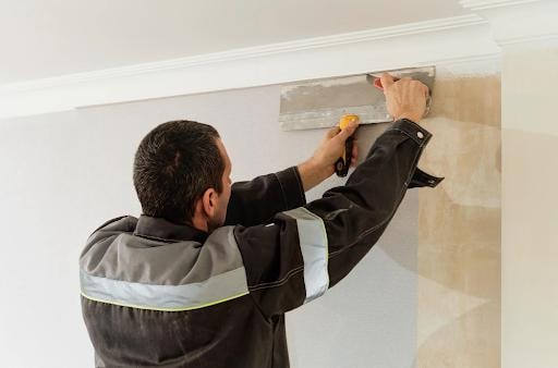 Wallpaper installation project in Calabasas CA