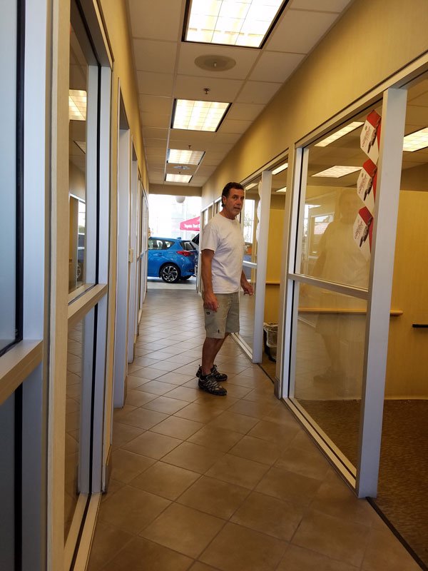 CVS store wallcovering installation