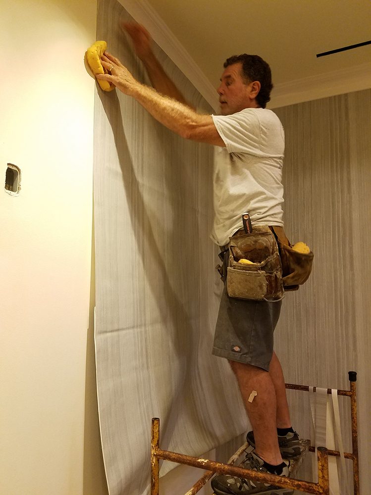 Mural installation – commercial lobby
